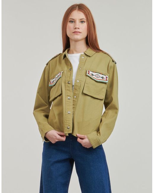 ONLY Parka Jas Onlfox in het Green