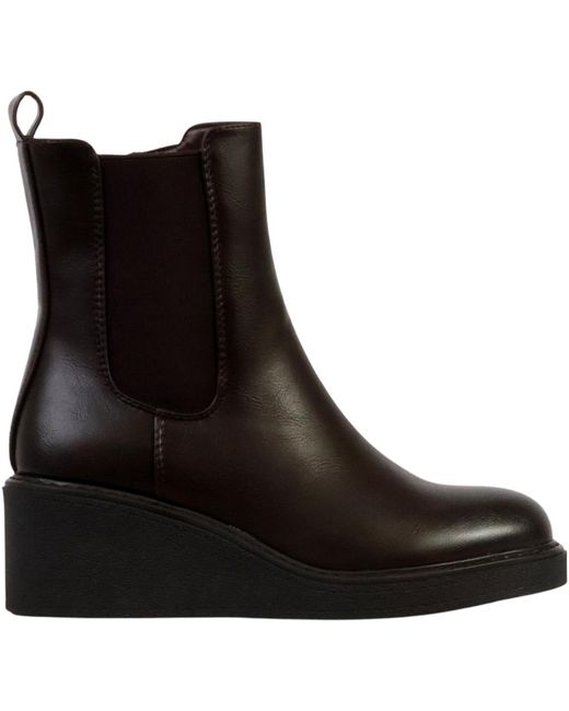 Bottines Bottines À Zip Super Mode en coloris Black