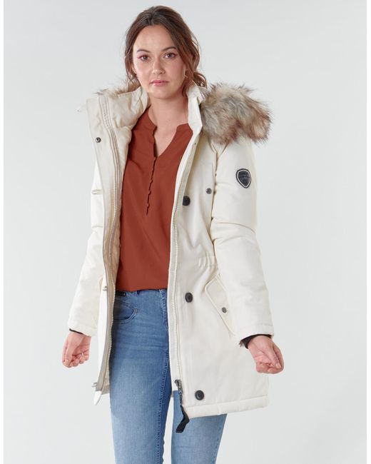ONLY Parka Jas Onliris in het White