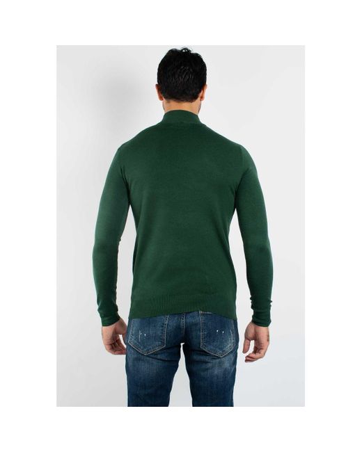 Pull Pull fin col Cheminée YY05 - Vert Hollyghost pour homme en coloris Green