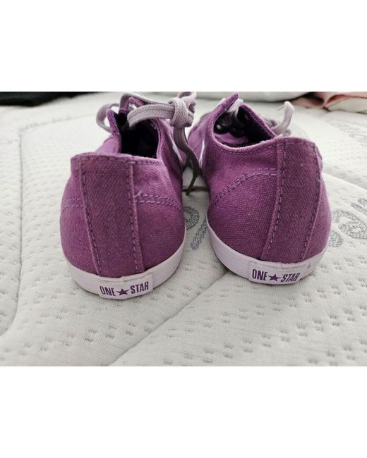 Baskets basses Baskets Converse en coloris Purple