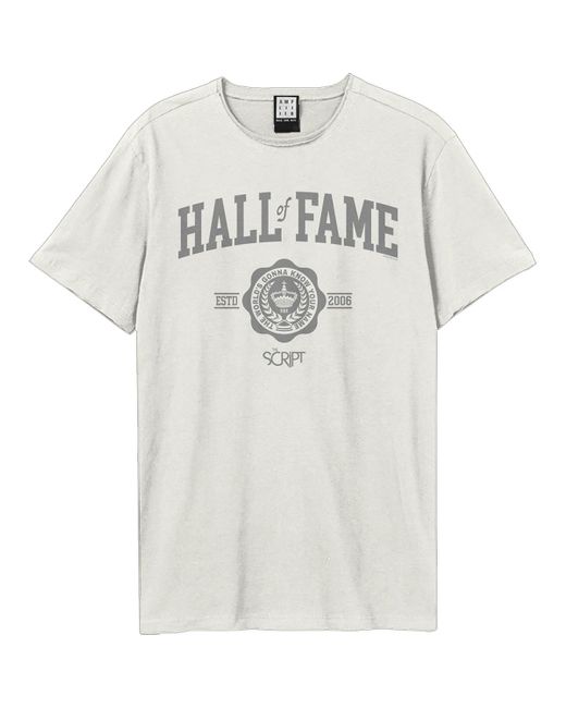 T-shirt Hall Of Fame Amplified en coloris White