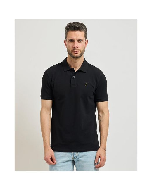 Polo Polo Homme Settemezzo À 2 Boutons SETTE/MEZZO pour homme en coloris Black