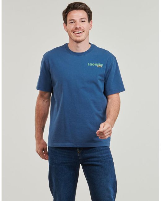 T-shirt TH7544 Lacoste pour homme en coloris Blue