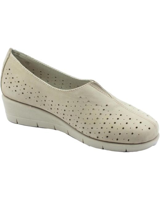 Mocassins 36137 Nabuk Valleverde en coloris Natural