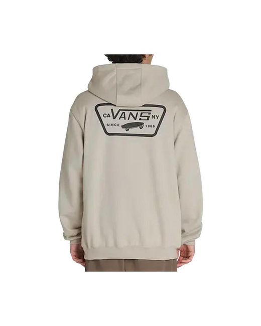 Sweatshirts À Capuche Full Patch Vans pour homme en coloris Gray