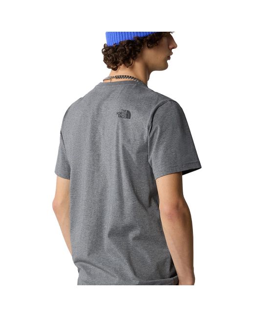 T-shirt Simple Dome The North Face pour homme en coloris Gray