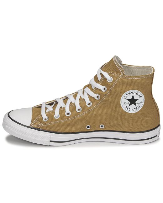Baskets montantes UNISEX CHUCK TAYLOR ALL STAR SEASONAL COLOR HIGH TOP-BU Converse en coloris Metallic