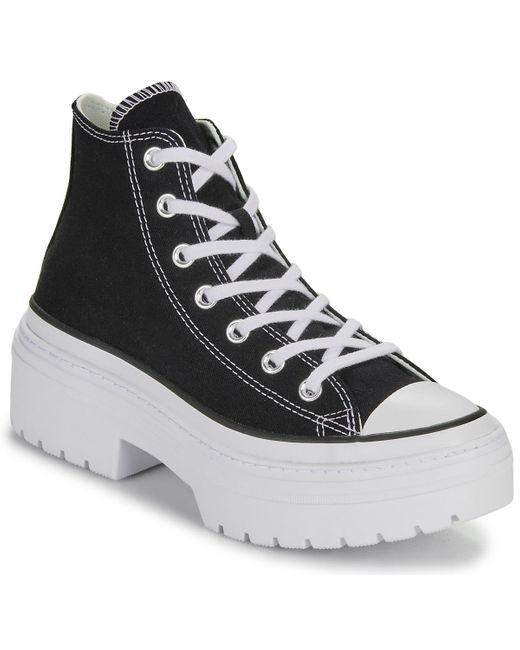 Baskets montantes CHUCK TAYLOR ALL STAR LUGGED HEEL PLATFORM Converse en coloris Black