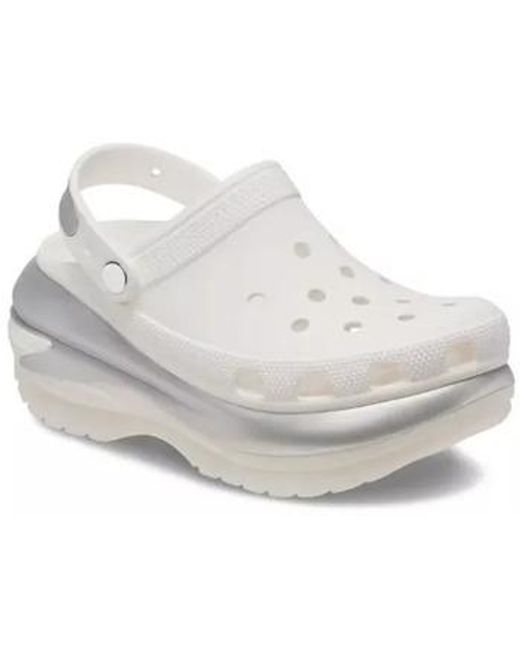 Sandales MEGA CRUSH METALLIC CLOG CROCSTM en coloris White