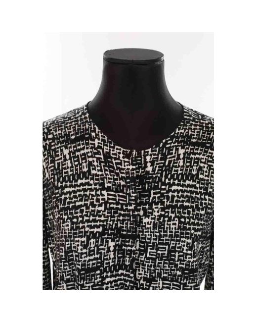 Blouses Top en coton Diane von Furstenberg en coloris Black