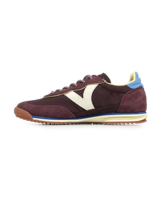 Baskets basses Saturno Serraje Nylon Victoria en coloris Brown