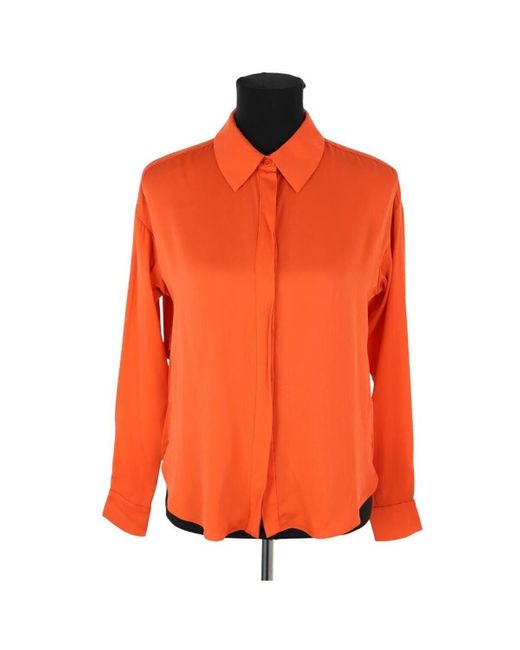Blouses Blouse en soie orange Diane von Furstenberg