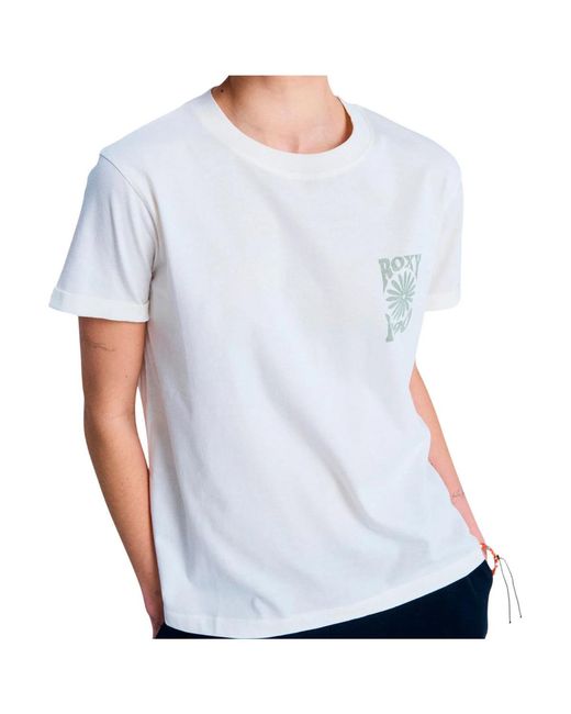 T-shirt OCEANREGULAR FB Roxy en coloris White
