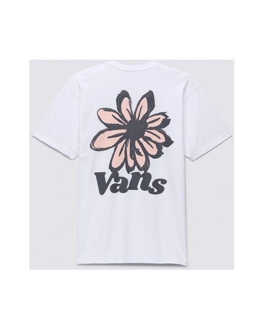 T-shirt BRUSH PETAL SS Vans pour homme en coloris White