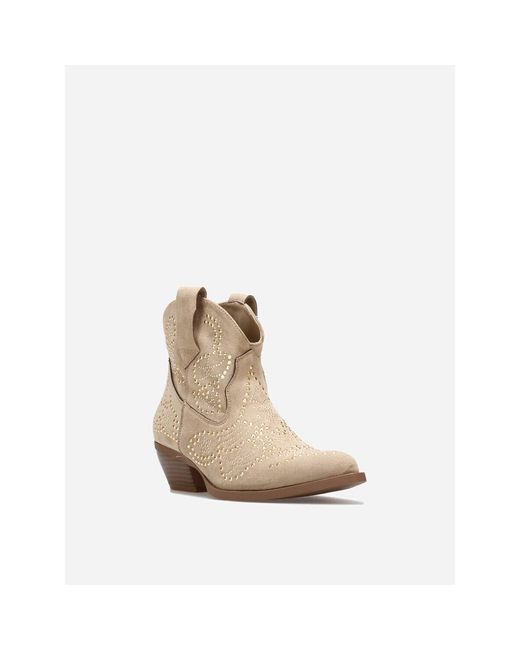 Bottines Bottines Pour Femme La Modeuse en coloris Brown
