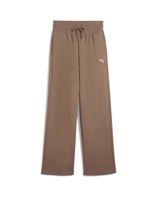Jogging Jogging jambe large Essentials Relaxed TR PUMA en coloris Brown