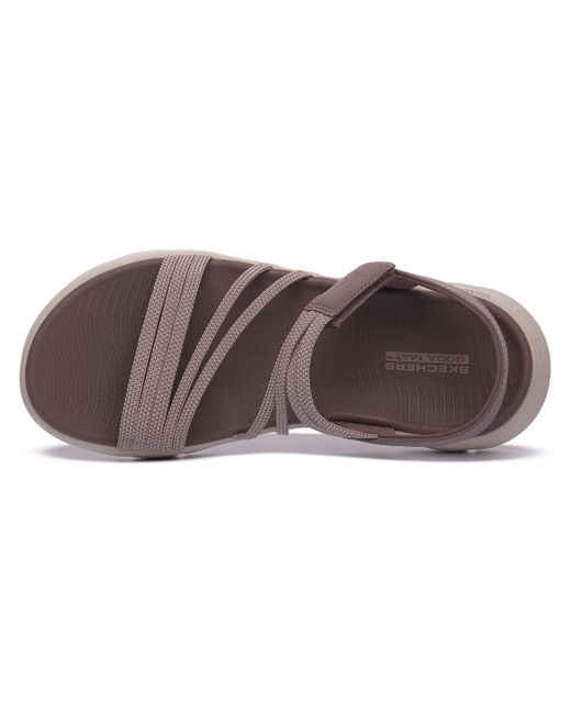 Sandales MVE GO WALK FLEX Skechers en coloris Brown