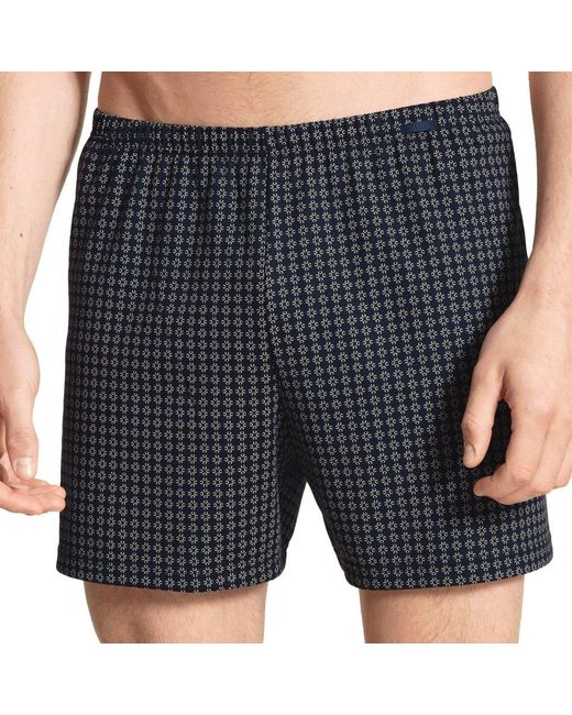 Caleçons Caleçons Web Paquet de 2 Prints Benefits 2P Calida pour homme en coloris Blue