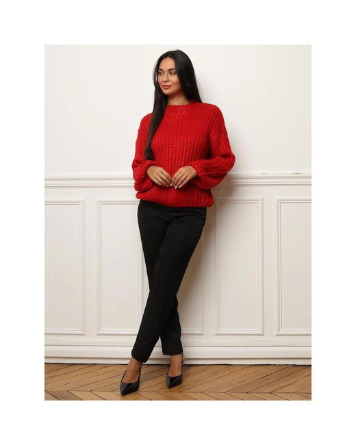 Pull Pulls Pour Femme La Modeuse en coloris Red