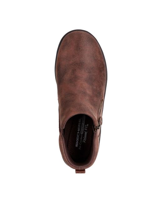 Bottines BOTÍN LOVELY VIBE - FALL IN BLOOM 158952 MARRÓN Skechers en coloris Brown