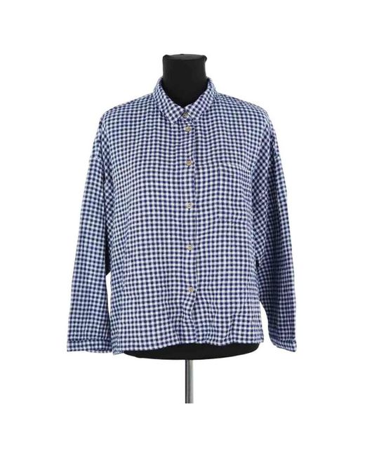 Chemise Chemise en coton bleue Des Petits Hauts en coloris Blue