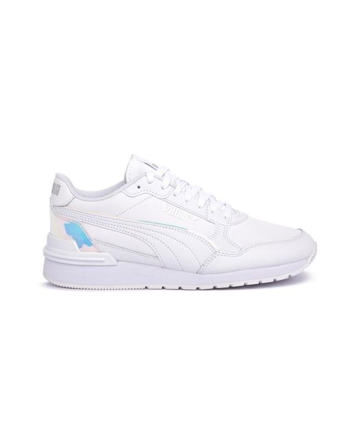 Baskets basses 01 St Runner V4 Jr PUMA en coloris White