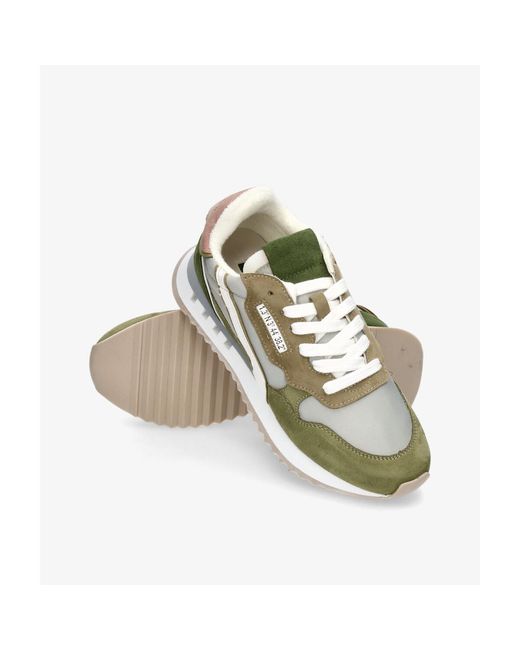 Baskets Basses M6090 Corina en coloris Green