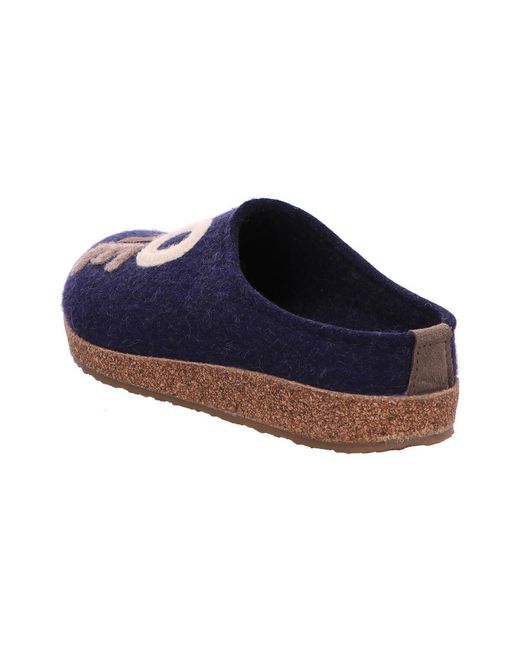 Chaussons Haflinger en coloris Blue