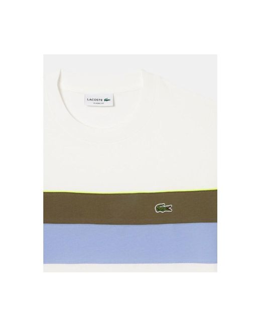 T-shirt TH5890 Lacoste pour homme en coloris White