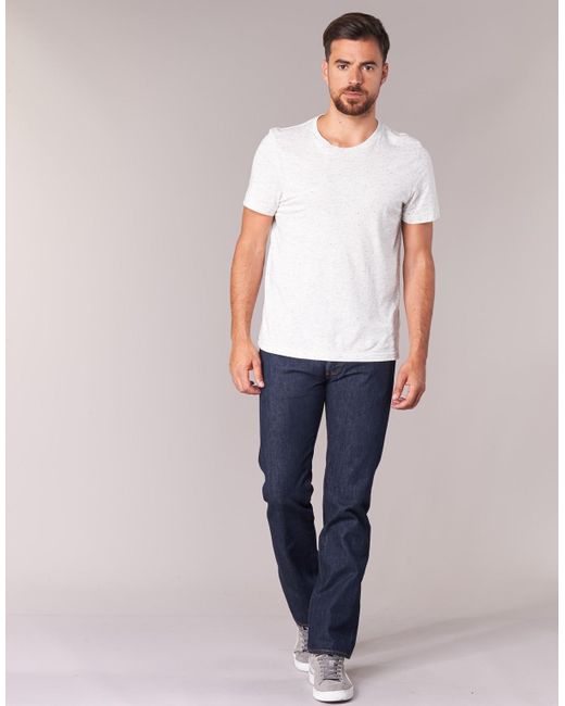 Levi's Denim Straight Jeans Levis 501 Levis Original Fit in het Blauw voor  heren - Bespaar 35% - Lyst