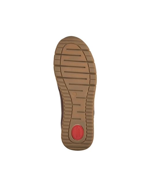 Baskets BASKETS 83706 CUIR CUERO Tamaris en coloris Brown