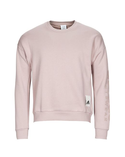 Adidas Sweater Caps Swt in het Pink voor heren