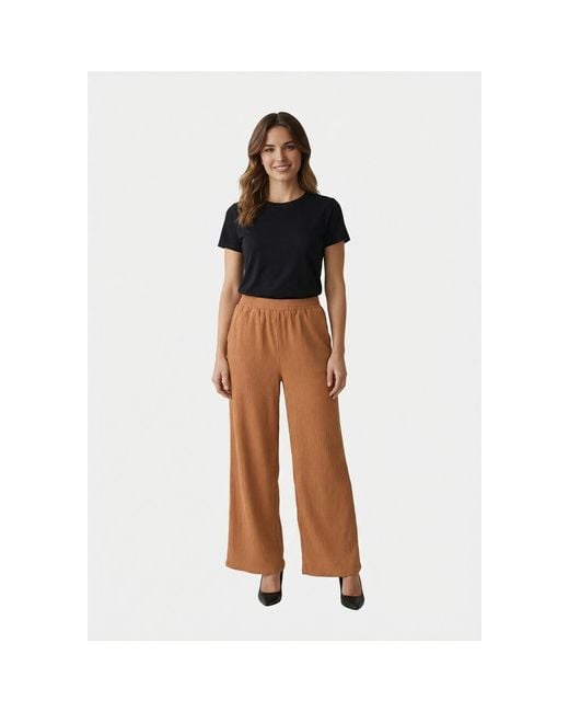 Pantalons Large Patsy La Petite Etoile en coloris Brown