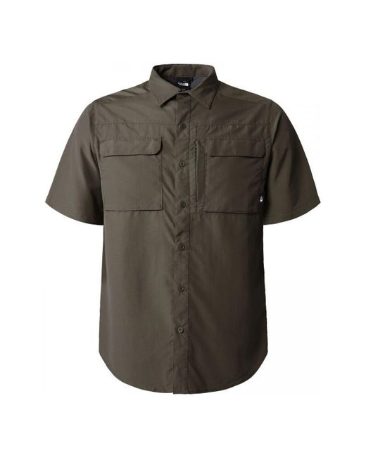 Chemise NF0A4T19 M SS SEQUOIA-21L NEW TAUPE The North Face pour homme en coloris Green