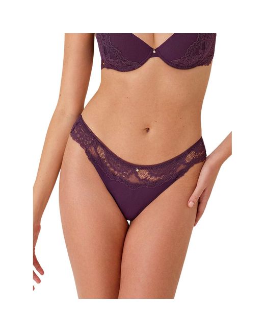 Tangas String Renatta Selmark en coloris Purple