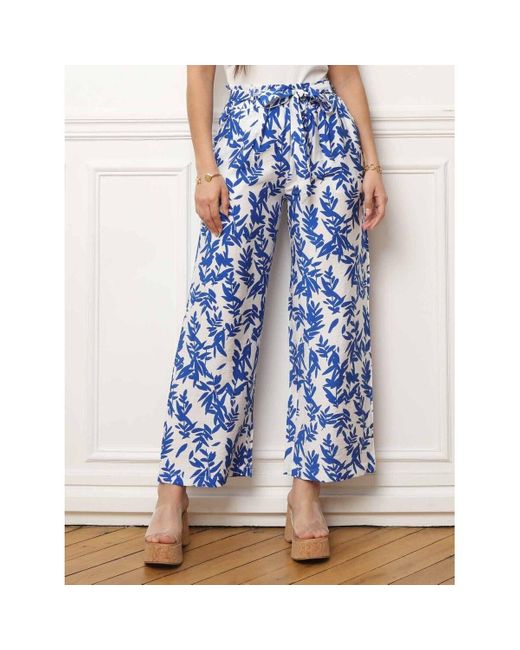 La Modeuse Broek 74540_P176121 in het Blue