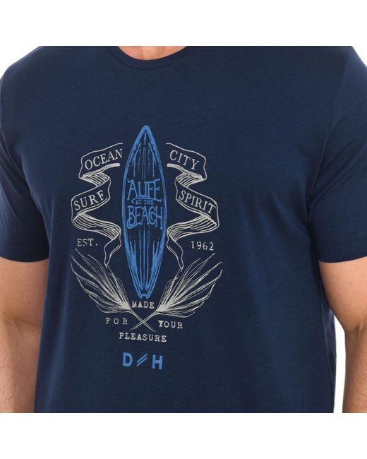 T-shirt 75113-181991-680 Daniel Hechter pour homme en coloris Blue