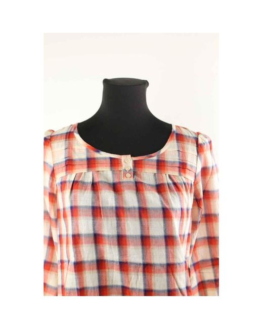 Blouses Blouse en coton multicolore Des Petits Hauts en coloris Red
