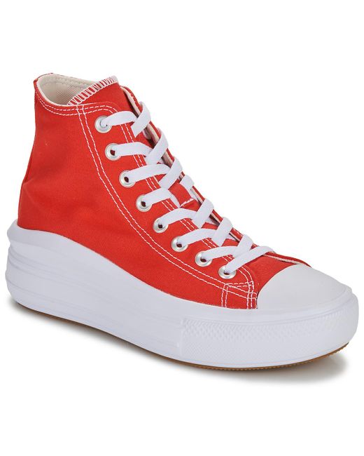 Converse Red Turnschuhe Chuck Taylor All Star Move