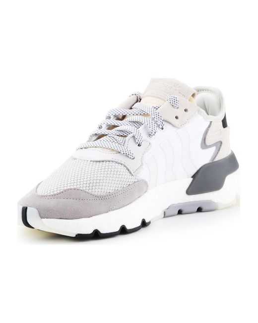 adidas originals nite jogger trainers white cg5950