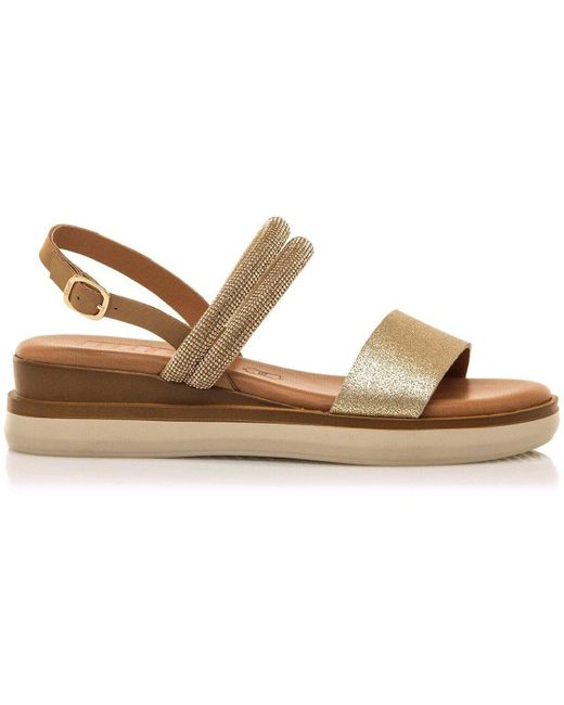 Sandales DANIELA MTNG en coloris Metallic