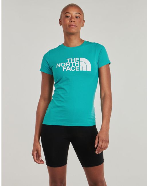 The North Face T-Shirt Korte Mouw S/S Easy Tee in het Blue