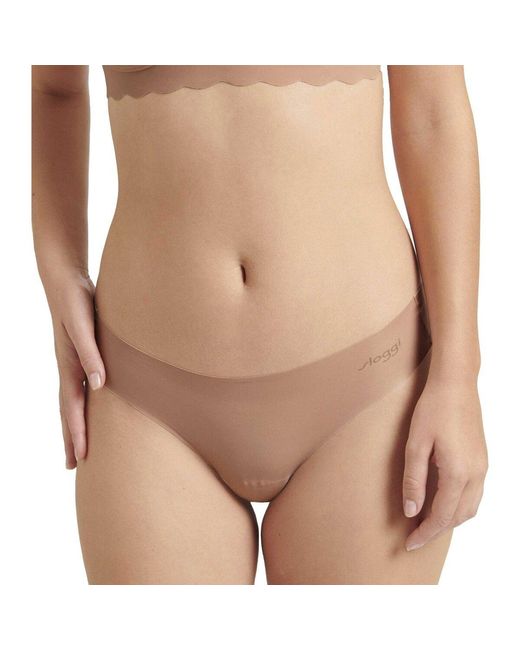 Strings String Zero Microfiber Hipstring 2.0 Sloggi en coloris Natural
