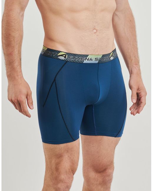 Boxers TRANING DRY LONG Pack de 3 Athena pour homme en coloris Blue