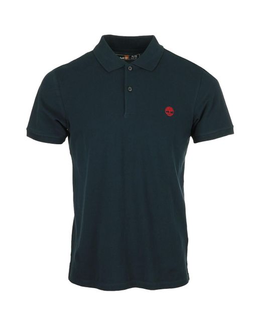 T-shirt Short Sleeve Stretch Polo Timberland pour homme en coloris Blue