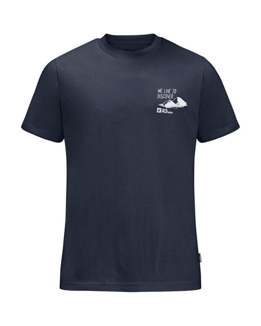 T-shirt Jack Wolfskin pour homme en coloris Blue