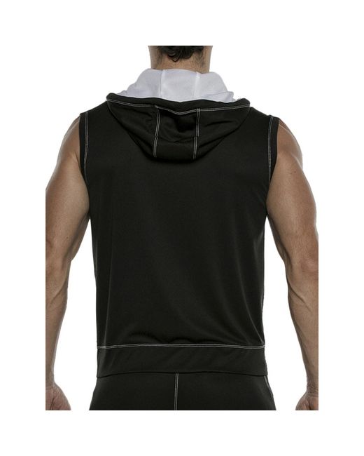 Veste Veste à capuche sans manches Motion Code22 Code 22 pour homme en coloris Black