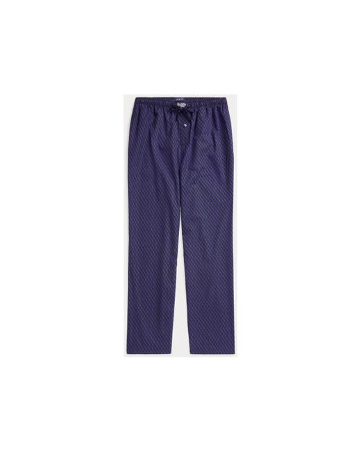 Pyjamas / Chemises de nuit Pantalon de pyjama poney noir Ralph Lauren pour homme en coloris Blue