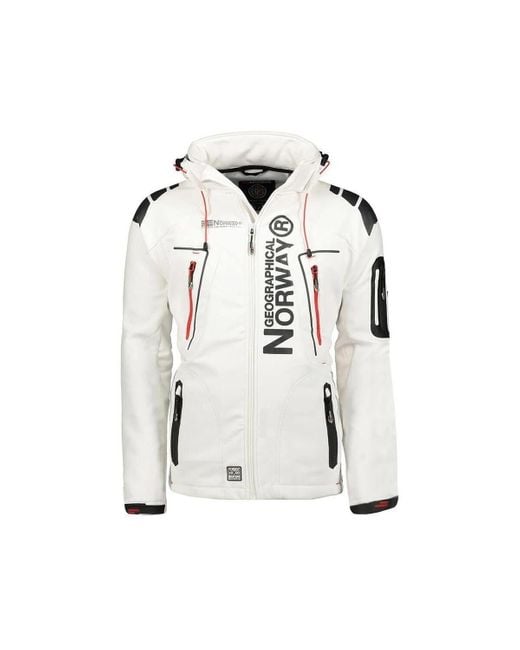 GEOGRAPHICAL NORWAY Windjack in het White voor heren